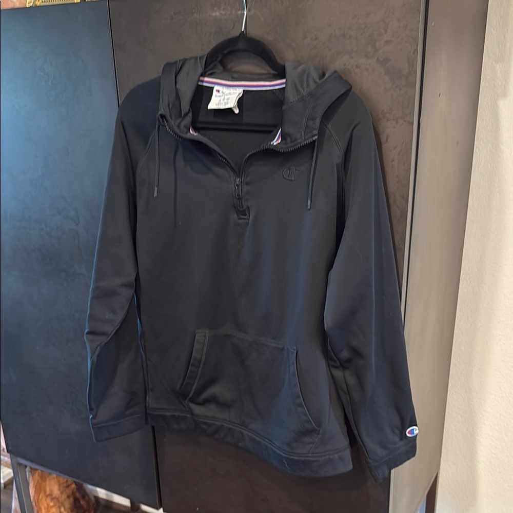 Champion Black Athletic Hoodie